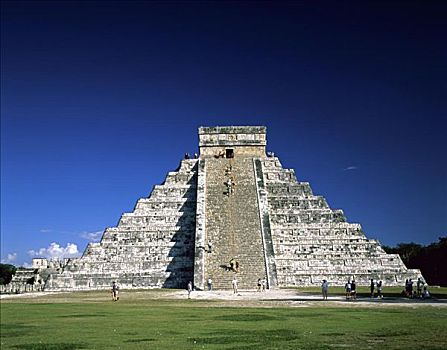 卡斯蒂略金字塔,奇琴伊察,玛雅,墨西哥