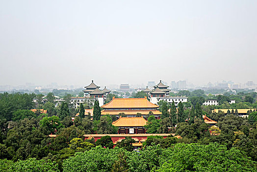 俯瞰北京中轴线