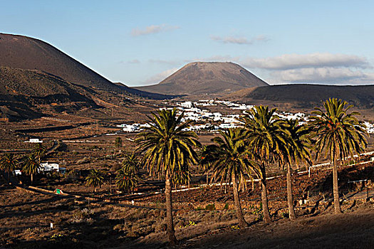 火山,兰索罗特岛,加纳利群岛,西班牙,欧洲