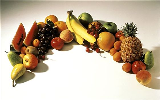 种类,水果,马蹄形