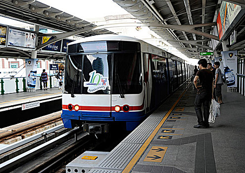 地铁,曼谷,泰国,亚洲