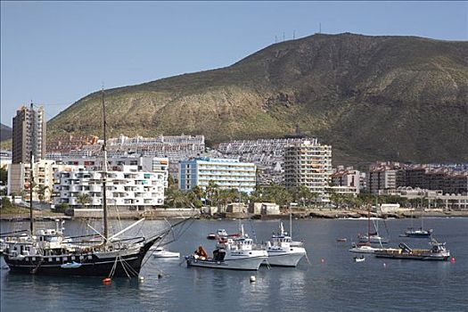 船,港口,特内里费岛,加纳利群岛,西班牙