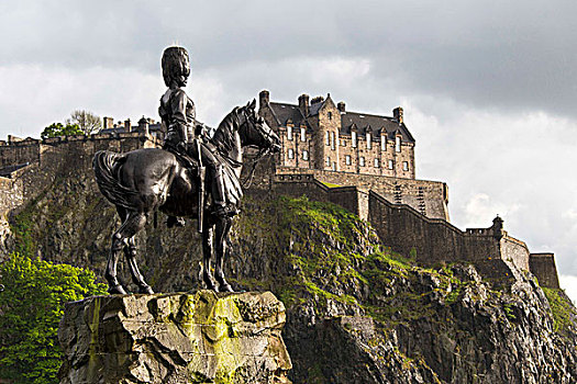 皇家,苏格兰,纪念建筑,爱丁堡城堡,爱丁堡