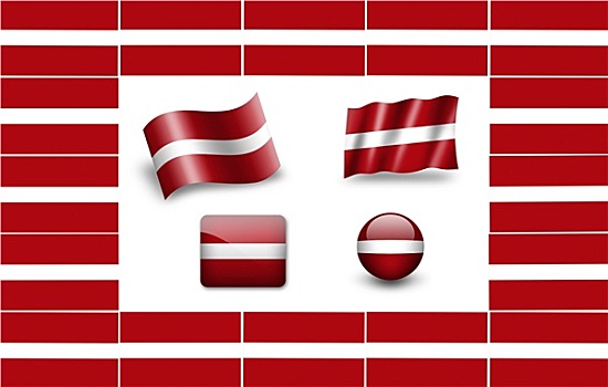旗帜,拉脱维亚,象征