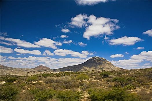 云,上方,风景,阿瓜斯卡连特斯,墨西哥