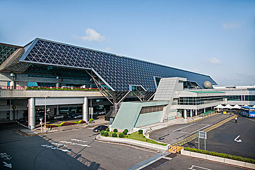 台湾桃园国际机场航站楼外景