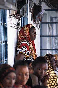 乡村,女人,法律,中心,坦桑尼亚,非洲,十二月,2002年