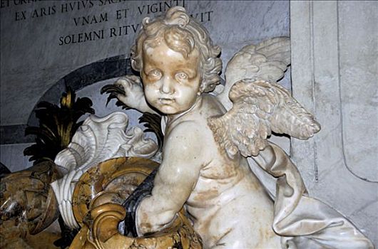 小天使,墓地,大教堂,梵蒂冈,罗马,意大利
