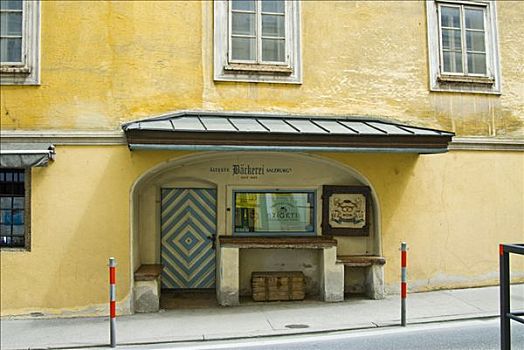 户外,糕点店,萨尔茨堡,奥地利