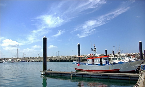 船,港口,葡萄牙
