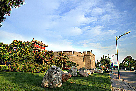 北京宛平古城门