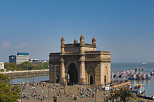 印度,孟买,地区,入口,纪念建筑