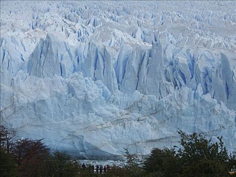 俯拍,冰河,莫雷诺冰川,阿根廷,国家公园,卡拉法特,巴塔哥尼亚