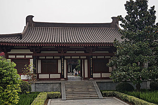 西安大雁塔景区大慈恩寺古建筑景观