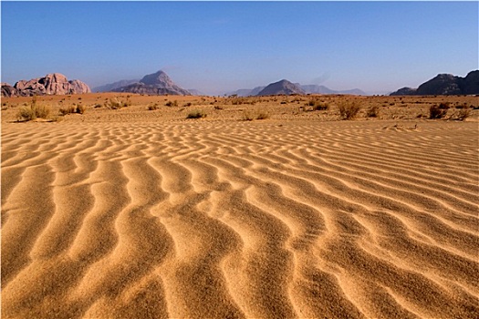 沙子,图案,美景,瓦地伦,沙漠