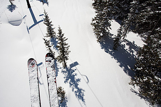 滑雪,滑雪者,滑雪缆车