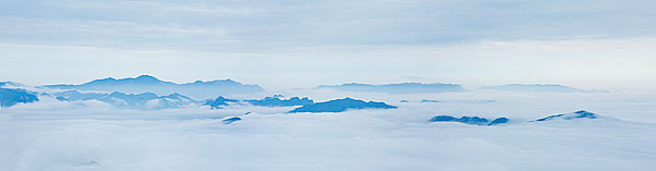 香炉山云海全景