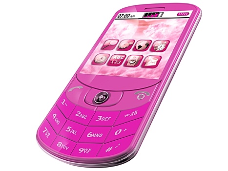粉色,智能手机