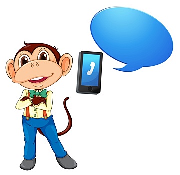 猴子,手机