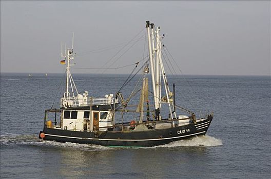 渔船,库克斯哈文,北海,德国