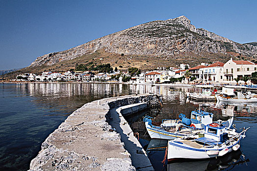 希腊,伯罗奔尼撒半岛,拉哥尼亚,摩涅姆瓦西亚,港口,直布罗陀,大幅,尺寸