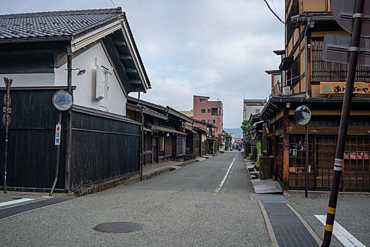 日本城镇街道风景