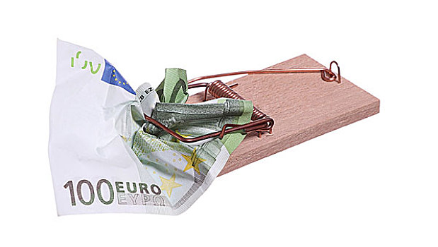 老鼠夹,100欧元,货币