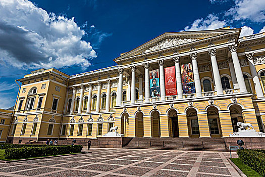 俄罗斯,博物馆,艺术,广场,彼得斯堡