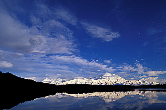 北美,美国,阿拉斯加,德纳里国家公园,山,麦金利山