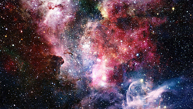 空旷,星云,星系,图像,美国宇航局
