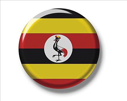 扣,旗帜,乌干达