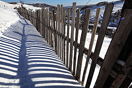 吉林临江雪村