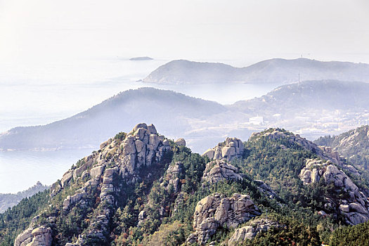 中国山东省青岛市崂山自然风光