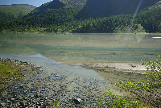 山,河,水流,峡谷,石头,岩石,陆地,靠近,漂亮,山景