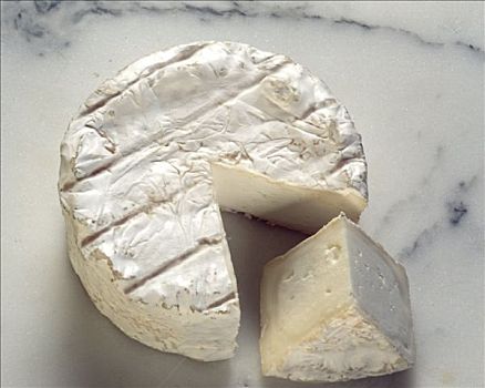 卡门贝软质乳酪,轮子,切片
