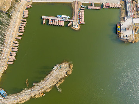 山东泰安东平湖风光