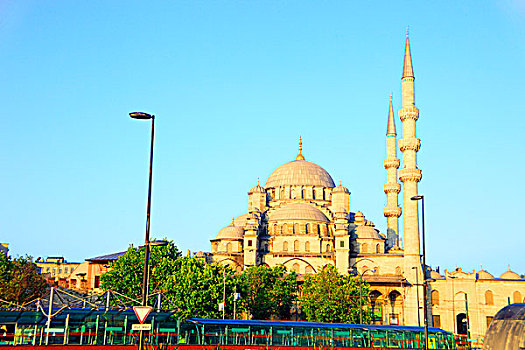 伊斯坦布尔老城中的清真寺