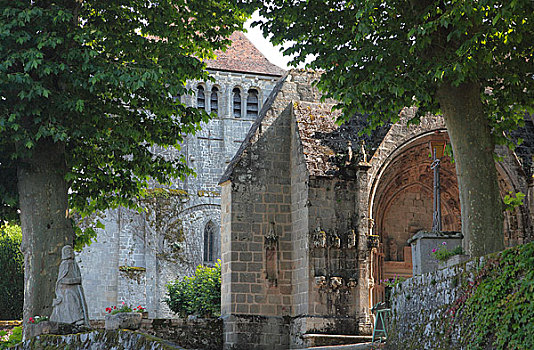 法国,利莫辛,教堂,12世纪
