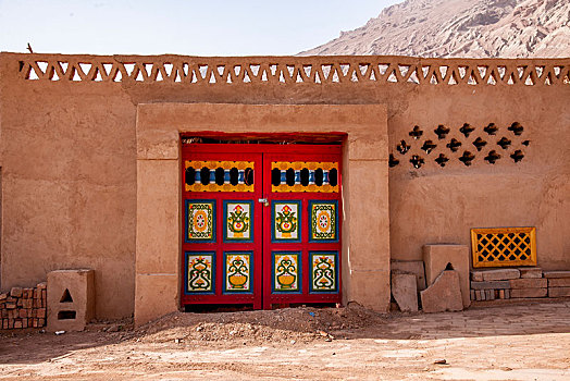 新疆吐鲁番鄯善县吐峪沟维吾尔族村落传统院落