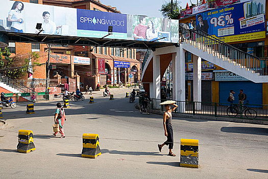 尼泊尔加德满都街头