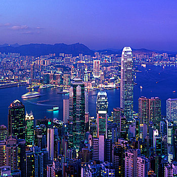 香港,城市,建筑,风光