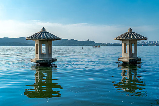 杭州西湖山水景观