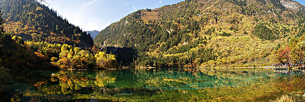 九寨沟全景