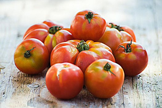 堆,成熟,西红柿