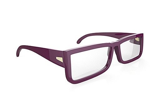 紫色,眼镜