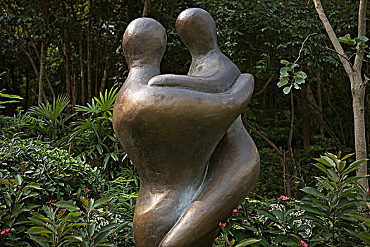 现代,雕塑,公园,岛屿,香港