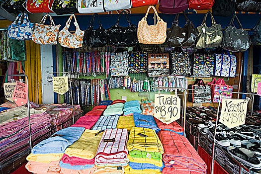 malaysia,borneo,sandakan,towel,street,vendor