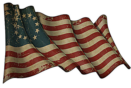 美国,历史,旗帜