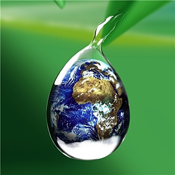 地球,水滴