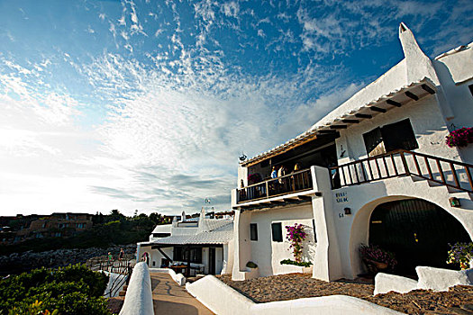 房子,美景,乡村,米诺卡岛,巴利阿里群岛,西班牙
